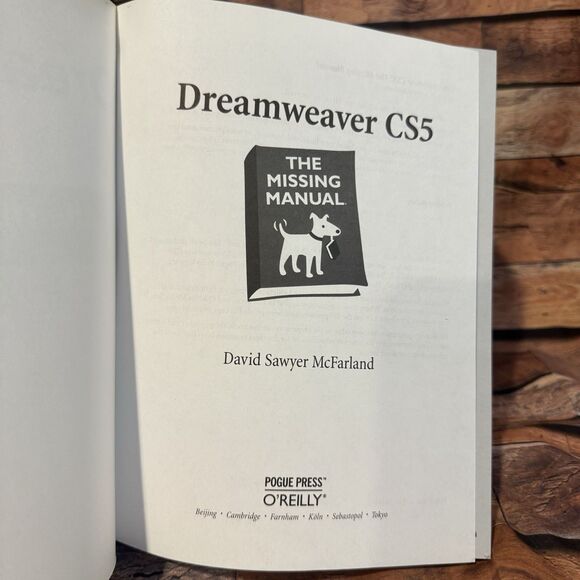 Dreamweaver CS5 Missing Manual Adobe Web Design O'Reilly HTML CSS Guide Book - Picture 7 of 15